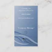 Saphire Dragonfis Business Card Visitenkarte (Rückseite)