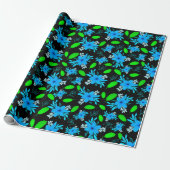 Saphire Garden Wrapping Paper" Geschenkpapier (Ungerollt)