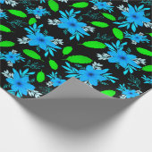 Saphire Garden Wrapping Paper" Geschenkpapier (Ecke)