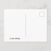 Saphire & Gold Postkarte (Rückseite)