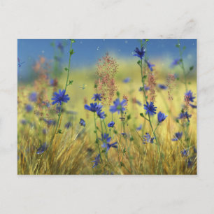 Saphire & Gold Postkarte