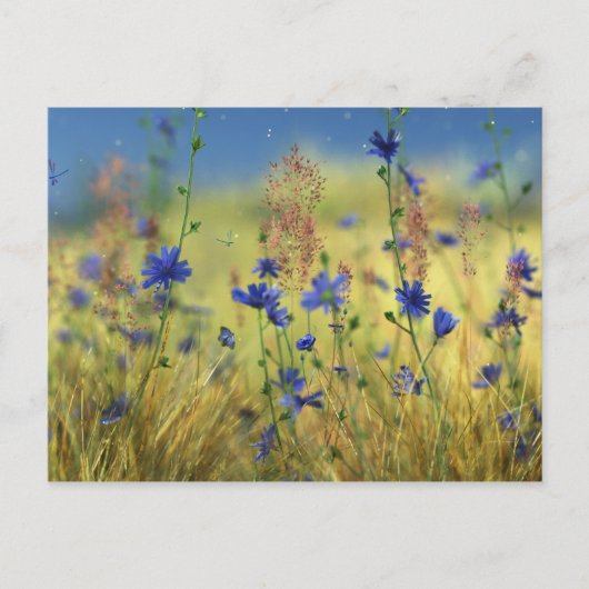 Saphire & Gold Postkarte (Vorderseite)