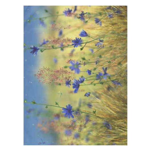 Saphire & Gold Tischdecke (Vorderseite)