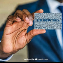 Saphire Leaf Business Card