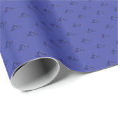 Saphire Libra Symbol Wrapping Paper Geschenkpapier (Rolleneckpunkt)