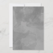 Saphire Petals: Eine Silberfeier der Liebe Einladung (Rückseite)