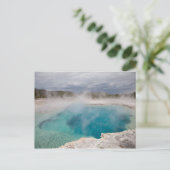 Saphire Pool Postkarte (Stehend Vorderseite)