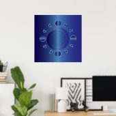 Saphire Stunden Poster (Heimbüro)