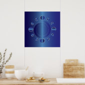 Saphire Stunden Poster (Küche)