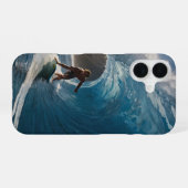 Saphire Surge iPhone 16 Hülle (Rückseite (Horizontal))