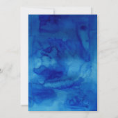 Saphire Tide Cocktail Party Einladung (Rückseite)