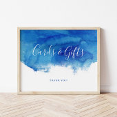 Saphire Tide Wedding Cards und Geschenke-Zeichen Poster