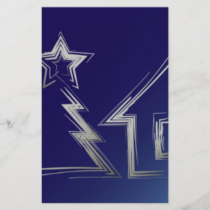 Saphire Weihnachtsnacht Briefpapier