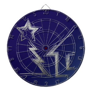 Saphire Weihnachtsnacht Dartscheibe