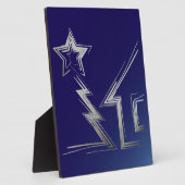 Saphire Weihnachtsnacht Fotoplatte (Seite)