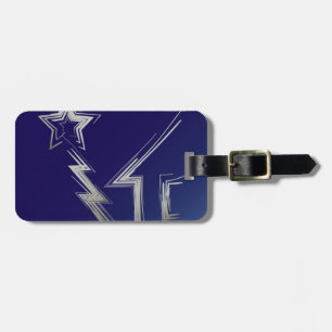 Saphire Weihnachtsnacht Gepäckanhänger