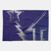 Saphire Weihnachtsnacht Handtuch (Horizontal)