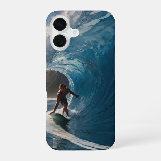 Saphirflut iPhone 16 Hülle (Rückseite)