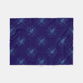 Saphirminute Fleecedecke (Vorderseite (Horizontal))