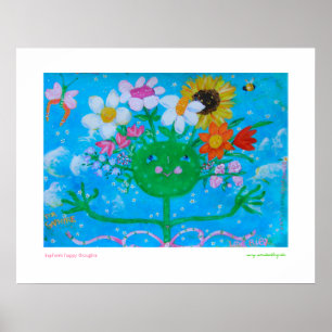 Saphirs fröhliche Gedanken Poster