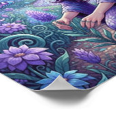 SaphirSchmetterling Poster (Ecke)