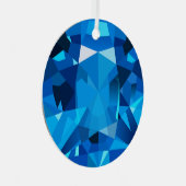 Saphirschmuck Ornament Aus Metall (Vorderseite Rechts)