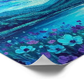 SaphirSerenität  Poster (Ecke)