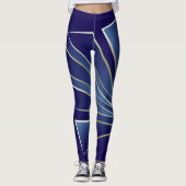Saphirstrahlen Leggings (Vorderseite)