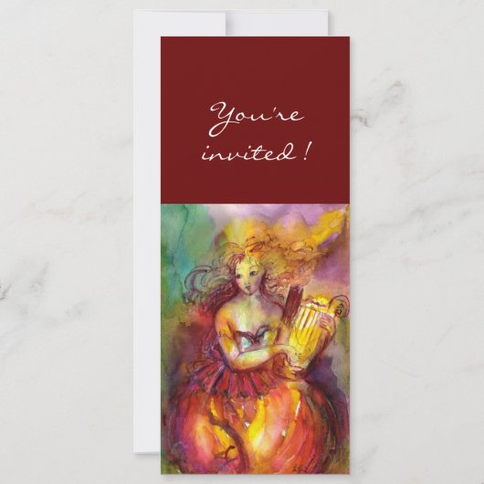 SAPHO, hellrot-grün Einladung (Rückseite)