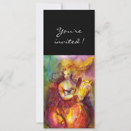 SAPHO, hellrot-grün Einladung (Rückseite)