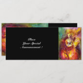 SAPHO, hellrot-grün Einladung (Vorne/Hinten)