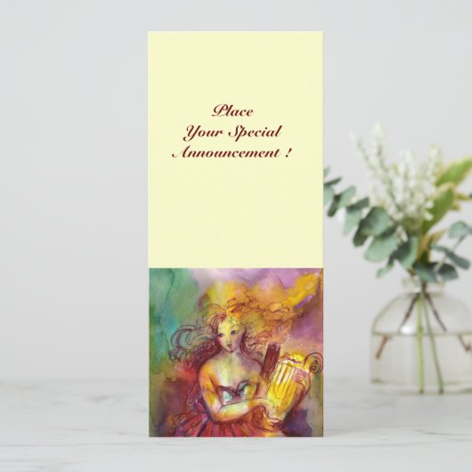 SAPHO, hellrot-grün Einladung (Stehend Vorderseite)