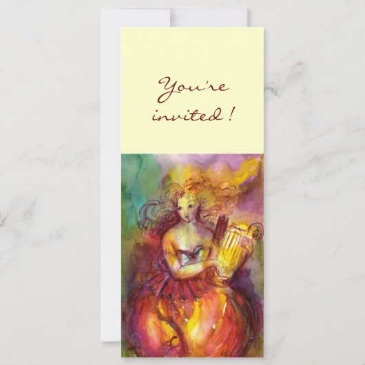 SAPHO, hellrot-grün Einladung (Rückseite)