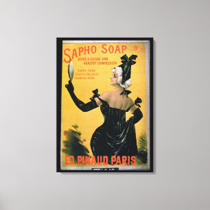 "Sapho Soap - Bietet eine klare und gesunde Komple Leinwanddruck