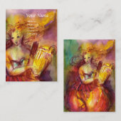 SAPHO, TANZ, MUSIK UND POETRY, VISITENKARTE (Vorne/Hinten)