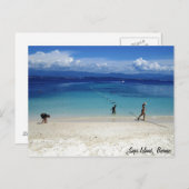 Sapi Island, Borneo Postkarte (Vorne/Hinten)