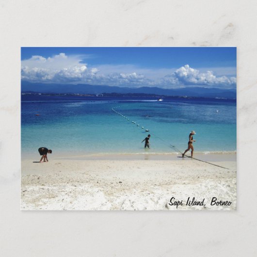 Sapi Island, Borneo Postkarte (Vorderseite)