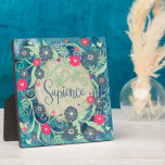 Sapience Blue Pink Inspiration Hübsch Fotoplatte<br><div class="desc">Inspirationssapience Easel Plaque - hübsche, skurrile und stilvolle Kunstwerke, die für inspirier und Aufstieg geschaffen wurden. Diese WOTY-Plakate sind besonders interessant, weil die Farben und One Word von meinen Inspirivity Subscribers ausgewählt wurden. Als lustige Drehung ist ihr Name irgendwo im Kunstwerk versteckt. Dieses besondere Stück enthält auch Familiennamen. Mehr Ein...</div>