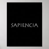 Sapiencia Poster (Vorne)