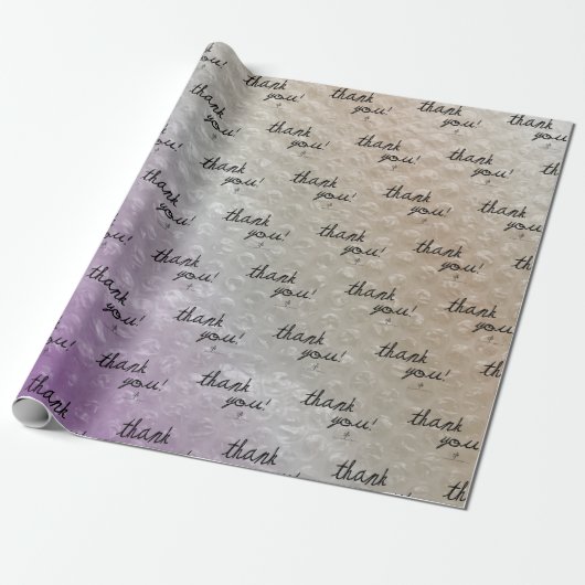 Sapin Sapin Bubble Wrap Reseller Vielen Dank Geschenkpapier (Ungerollt)