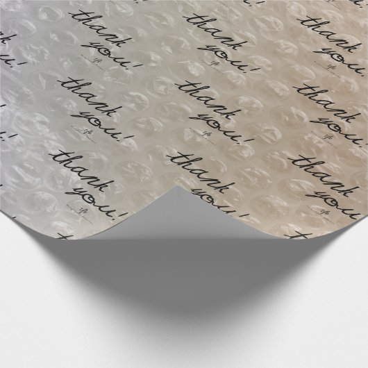 Sapin Sapin Bubble Wrap Reseller Vielen Dank Geschenkpapier (Ecke)