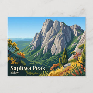 Sapitwa-Gipfel Malawi Postkarte