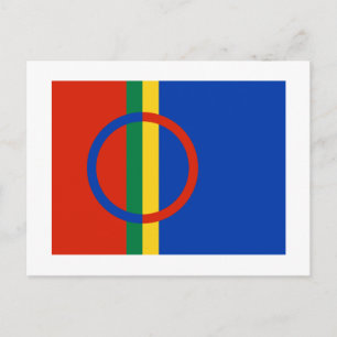 Sapmi Flag Postkarte