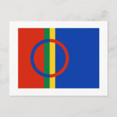 Sapmi Flag Postkarte (Vorderseite)