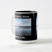 Saponac See Burlington, Maine Tasse (Vorderseite Links)