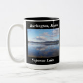 Saponac See Burlington, Maine Tasse (Links)