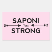 Saponi Strong Arrow Sticker (Rectangle) (Vorderseite)