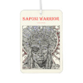 Saponi Warrior Pine Dancer Autolufterfrischer (Vorderseite)