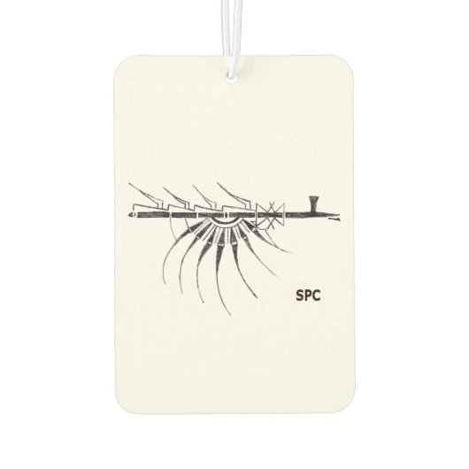 Saponi Warrior Pine Dancer Autolufterfrischer (Rückseite)