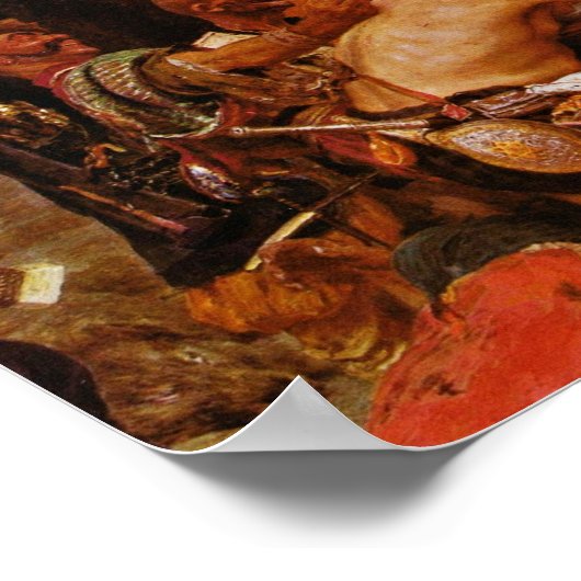 Saporoschzen schreibt einen Brief an den türkische Poster (Ecke)